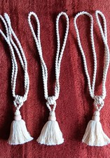 Gardinen Quasten-Creme-Beige - 55 cm