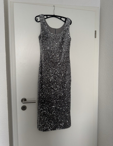 Damen abendkleid silber - damen,