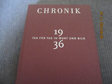 Chronik 1936 Tag für Tag in