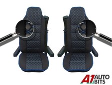 2X Sitzbezüge Premium Schwarz
