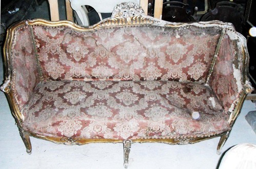 Gold sofa couch sitz liege - gold,