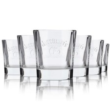 6x Jack Daniels Whiskey Glas