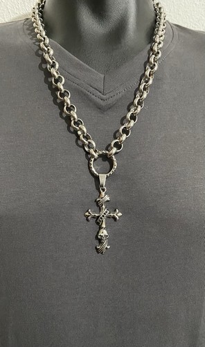 Edelstahl kette herren mit - edelstahl,