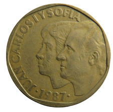 500 Peseten Münze Spanien