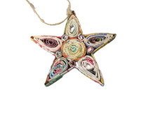 Christbaumanhänger 10 x Stern