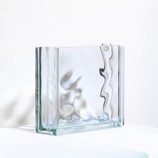 Vase Glas Blumen Deko Nass