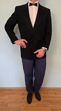 Hugo Boss x Cerruti 1881 Armstrong / Blues Sakko Smoking Jacket Doppelreiher 52