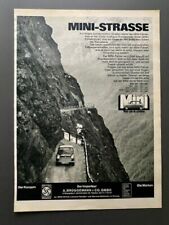 Mini-Strasse Mini Oldtimer British Leyland 1972 Vintage Ad Werbung Reklame