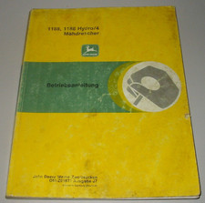 Betriebsanleitung John Deere
