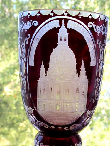 Pokal glas dresden - glas,