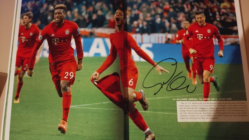 Thiago alcantara autogramm - thiago,
