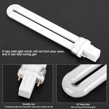 4Pcs/Set Maniküre UV Nail Dryer Lampe Birne 9W Nagellack Gel Aushärtung Ligh NTS