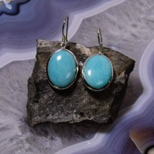 Amazonit Ohrring, 925er