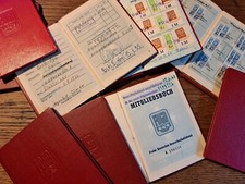 DDR GDR FDGB Mitgliedsbuch Gewerkschaft Ausweis Trade Union Member профсоюз 