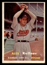 1957 Topps Alex Kellner Kansas
