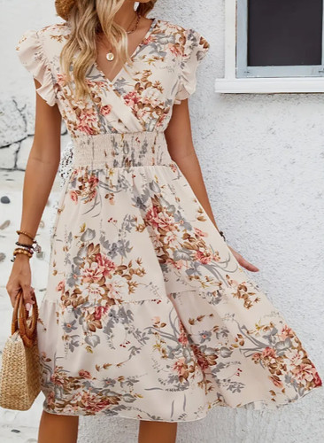 Elegantes kleid mit - elegantes,