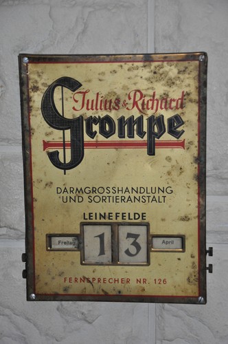Alter blechkalender 30erj - alter,