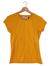 RUDOLF DASSLER Print-Shirt Damen Shirt Gr. DE 36 hellorange Casual-Look