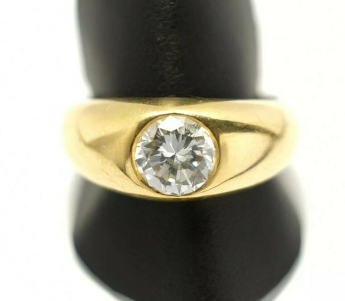 Goldring mit brillant - brillant, gold