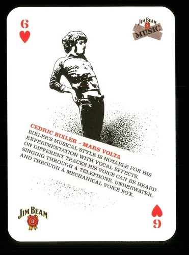 Playing card jb music - playing,