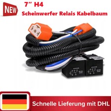 12V Auto H4 Halogen Scheinwerfer Booster Kabelbaum Anschluss Relais Stromsparend