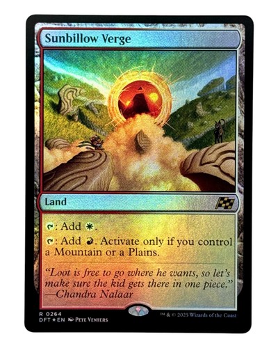 Mtg sunbillow verge - mtg, |