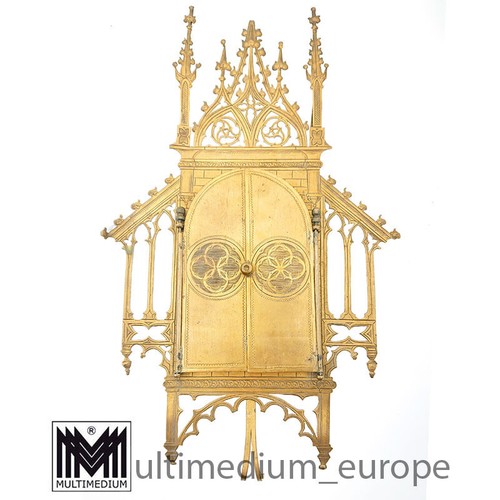 Neogotik hausaltar messing - hausaltar,