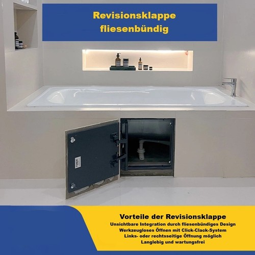 Revisionsklappe unter fliesen - unter,