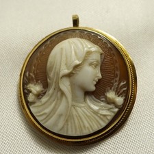 Schöner Gemme Anhänger 585