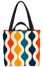 70s Retro Design Grafik Muster Tasche 70er Retro Design Grafik Muster 50er 60er