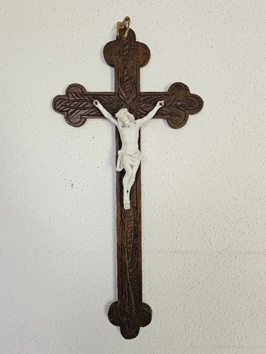 Antikes wandkreuz holzkreuz - antikes,