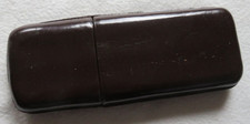 zigarren etui leder, für 3 schlanke 15 cm lange Zigarren o. Zigarillos