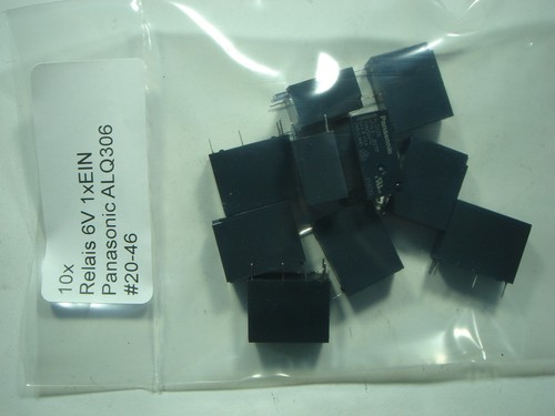 10x relais 1xein 10a 250v - 1xein,