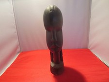 Afrikanische Ebenholz handgeschnitzte Skulptur Büste eines Weiblichen Kopf