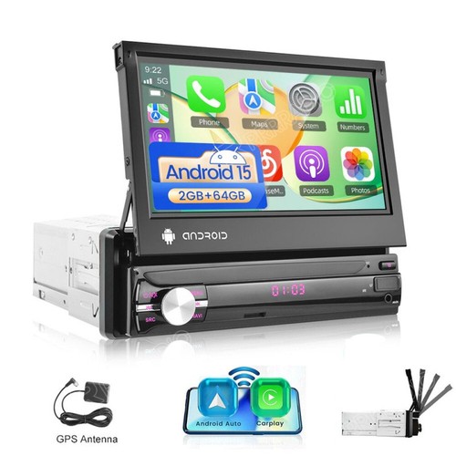 Din android 15 carplay - 7”,
