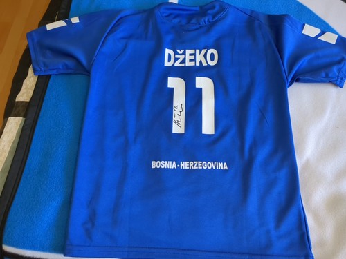 Edin dzeko trikot autogramm - trikot.,