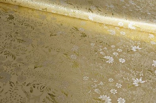 Brokat stoff meterware gold - brokat,