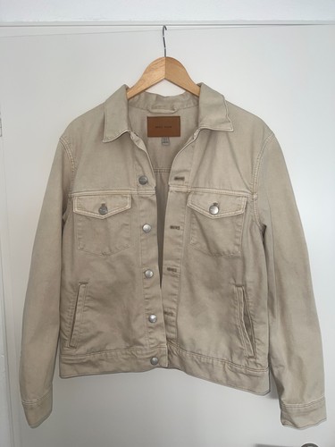 Mng man jeansjacke - mng, beige,