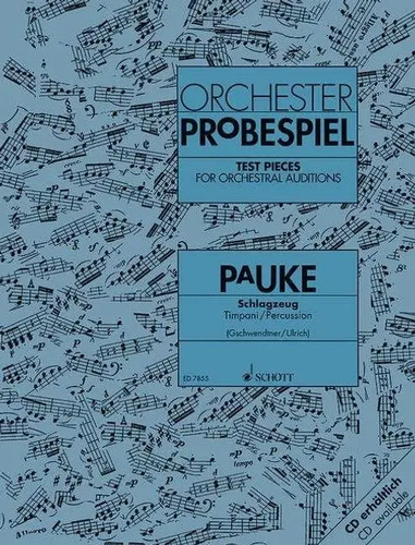 Orchester probespiel pauke - pauke, /