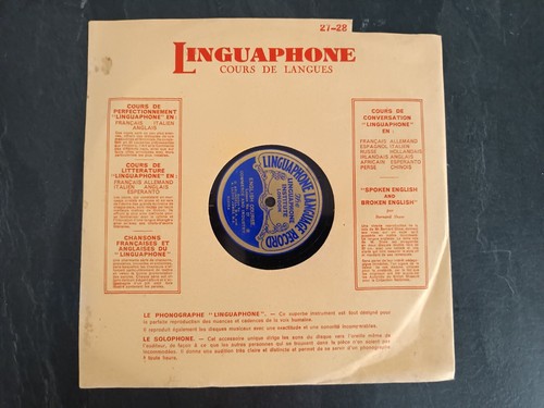 Linguaphone grammophon - grammophon,
