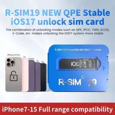 R-SIM19 NEW QPE Stable IOS17 Unlock SIM Card für iPhone 15 Plus 14 13 Pro Max 12