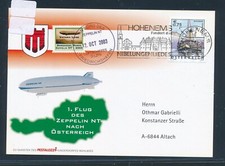 041a) Zeppelin NT, 1.Flug n.Österreich 2003