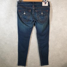 Vintage True Religion Julie Skinny Y2K Jeans Damen W28 blau