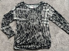  50% Sale Liberty, Tredy Gr. L 40/42  Langarm Shirt Schwarz, Weiß  ❣️