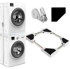 NIUXX Universal Stapelset für Waschmaschine und Trockner, verstellbarer Stapelrahmen-Set