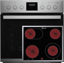 Bauknecht Einbau Herd Set HEKO PROFI 3500 Herd + Glaskeramik Kochfeld B Ware