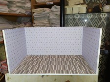 Nostalgie1 Zimmer Gehäuse Kaufladen-Puppenhaus-Puppenstube-1:12