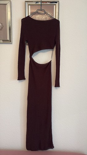 Zara damen kleid braun - kleid,