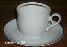 1 Kaffeetasse + Untertas Mitterteich PRINCESS GOLD  2070  Limitierte Auflage 