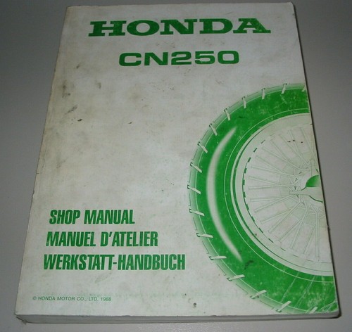 Werkstatthandbuch honda 250 - werkstatthandbuch,